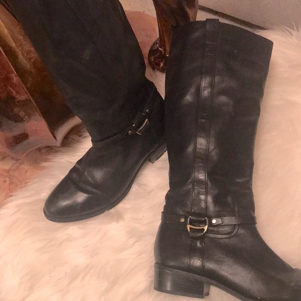 😎😎😎Ralph Lauren all leather boots! Too Kool